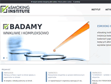 Tablet Screenshot of esmokinginstitute.com